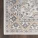Gray/White 118 x 94 x 0.5 in Area Rug - Nourison NCR04 Area Rug | 118 H x 94 W x 0.5 D in | Wayfair 099446164766