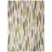 White 1 x 1 x 0.25 in Area Rug - Nourison Rectangle Waverly Bits Piece Abstract Indoor/Outdoor Area Rug in Blue/Beige/Green | Wayfair 099446147615