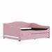 Latitude Run® Full Size Upholstered Daybed Upholstered in Pink | 38.5 H x 58.9 W x 79.5 D in | Wayfair B6C0D1C24B9245D4B1F0E5D563F614E6