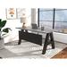 Latitude Run® Modern A-Frame Desk Executive Desk in Gray | 30" H x 60" W x 30" D | Wayfair 4A3BC98B94A24563827990F00A0F8255