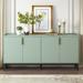 Ivy Bronx Storage Cabinet Sideboard Wooden Cabinet in Green | Wayfair 2CB2E05F29134EE29DC6B9E619F87C51