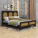 Bay Isle Home™ Ankita Panel Storage Bed Wood in Black | 45.7 H x 56.4 W x 80.7 D in | Wayfair 9C631CEAA2744763BDD4972A603353CC