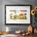 Trinx Gnome Sweet Gnome - Single Picture Frame Print Paper, Solid Wood in Green/Orange/Red | 18 H x 26 W x 1.5 D in | Wayfair