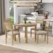 Latitude Run® 5-Piece Multifunctional Dining Table Set, Farmhouse Dining Set w/ Extendable Round Table | Wayfair 329A6870059B4AE0824AB59CC2BB32CB