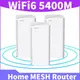 Tenda wifi 6 router home wi-fi mesh system dual-band ax5400m drahtloses gigabit netzwerk em15 pro