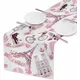 Rosa romantische Reise in Paris Leinen Tisch läufer Kommode Schal Tisch dekoration wasch bare Küche