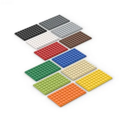 Verkauf Gebäude Blöcke 3033 Platte 6x10 Ziegel Sammlungen Groß Modulare GBC Spielzeug Für Technische Image