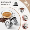 ICafilas per Capsule di caffè riutilizzabili in acciaio inossidabile Nespresso Capsule Capsule di