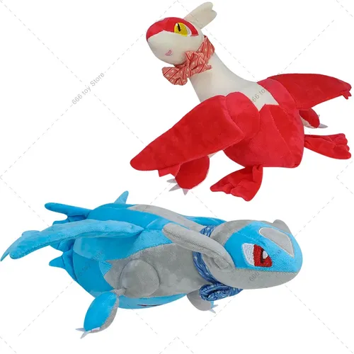 2 Arten Pokemon Plüsch Latias Latios Stofftiere Anime Tier Tasche Monster Puppe Stofftiere