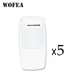 Wofea Funk-bewegungsmelder PIR Infrarot Sensor 1527 Typ 3V Power Für Home Security Alarm 433mhz 10