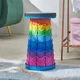 Sedia pieghevole in plastica retrattile portatile di colore blu Sgabello da cucina Sedia da pranzo Sedie da soggiorno per la casa Mobili per la stanza