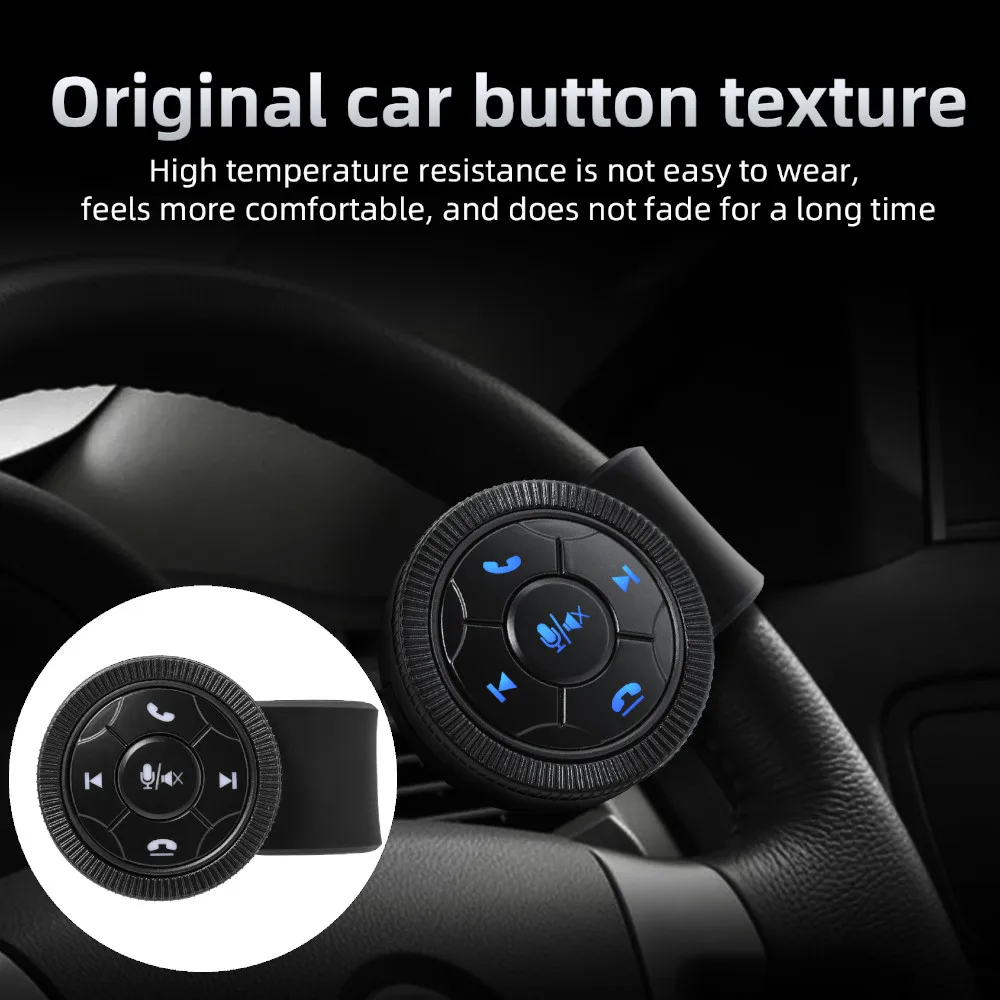 HD 7-Key Auto drahtlose Lenkrad-Steuert aste mit Harz riemen für Android DVD/GPS Navigation Player Lautstärke tasten