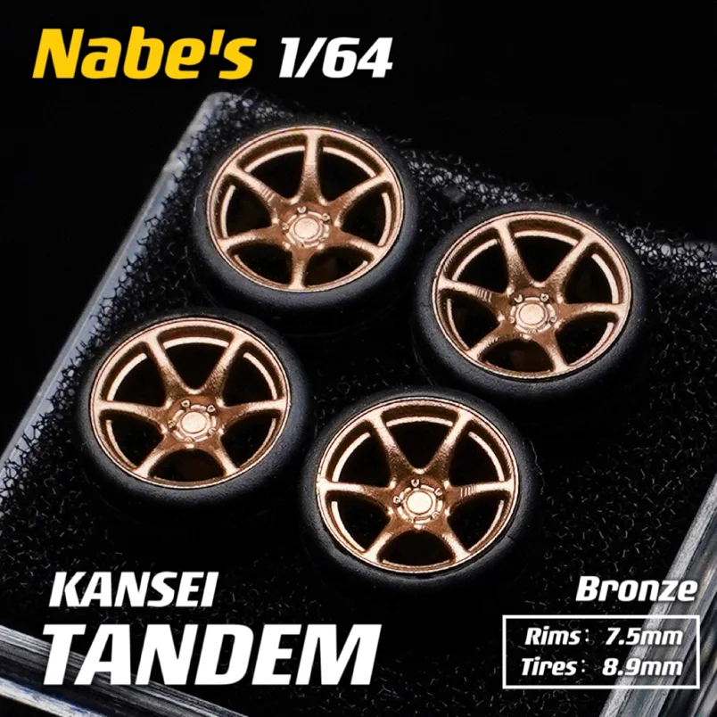 Chika 1/64 Räder Für Diecast Modell Autos Gummi Reifen Modifizierte Teile Luxus Modell Auto für MiniGT JDM Hotwheels Hobby Geschenke