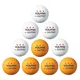 10 Stück Tischtennis ball Ersatz Pingpong Ball 3 Sterne Standard Tischtennis ball für Indoor/Outdoor