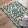Culto tappeto inginocchiato tappetino culto tappeto Hui culto feltro tappetino da preghiera arabo