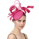 Charming Heißer rosa Fascinators Hüte Elegante Damen Nachahmung Sinamay Haar Zubehör Haarspangen