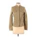 Old Navy Jacket: Short Tan Print Jackets & Outerwear - Women's Size X-Small