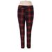 Torrid Leggings: Red Plaid Bottoms - Women's Size 2X Plus