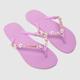 Havaianas slim stylish sandals in lilac