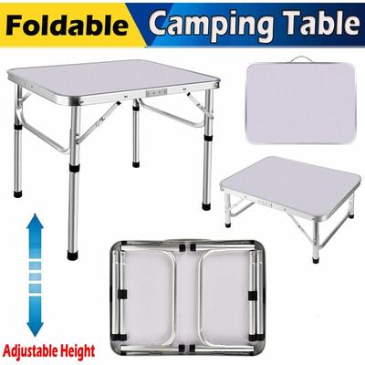 2ft Klapptisch Portable Kleine Camping Picknick Tisch Garten Outdoor 60x45cm Image