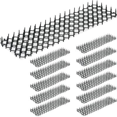 Dornengitter, 12er Set, Marder- & Katzenabwehr, Schutz für Beete, Pflanzen, Kunststoff,