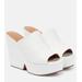 Dolcy Leather Wedge Sandals