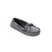 Women's Selena Moc Slip On Flat by LAMO in Grey (Size 9 1/2 M)