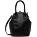 Semi-Gloss Smooth Leather Lace-Up Mini Bag