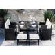 Eight-Seater Rattan Garden Dining Set With Optional Cover! | Wowcher
