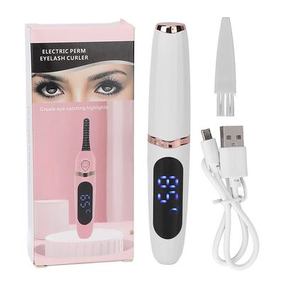 Electric Eyelash Curler Rechargeable Heating Portable Eyelash Curler Long Lasting Eyelash Curler Tool