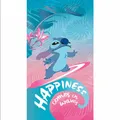 Disney-Serviette de plage douce Stitch pour enfants serviettes de bain dessin animé camping
