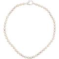 Pearl Rainbow Gradient Crystal Chain Necklace - Metallic - Hatton Labs Necklaces