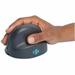 R-Go HE Vertical Basic Ergonomic Mouse Wireless Bluetooth 5.0 Rechargeable 1600DPI and 3 Buttons Prevention Mouse arm/Tennis arm for Windows/Mac/Linux/Android - Grey