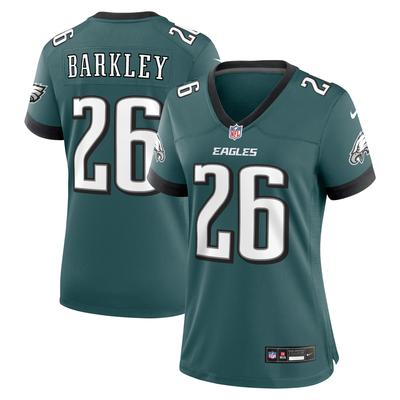Nike Saquon Barkley Mitternachtsgrünes Philadelphia Eagles-Spielertrikot für Damen Image