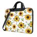 ZICANCN Laptop Case 15.6 inch Cartoon Summer Yellow Sunflowers Work Shoulder Messenger Business Bag for Women and Men