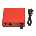 Digital Tattoo Power Supply Anti Fatigue Mode Function Red Small USB Tattoo Machine Power Supply 100?230VUS Plug