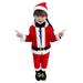 ZRBYWB Toddler Boys Girls Clothing Sets Christmas Santa Warm Outwear Set Outfits Clothes Kids Clothes