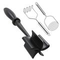 Premium Meat Chopper for Ground Beef - Durable Nylon Ground Beef Smasher - Non Stick Hamburger Chopper - Cook Ground Meat with Ease- Heat Resistant Meat Masher - Easy to Chop & Clean-7