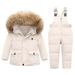 Augper Child s Baby s Day Boy s Girl s Down Warm Jacket Coat Jumpsuit Rompers Suit Winter Windproof Ski Suit