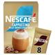 Nescafe Gold Cappuccino Decaf Unsweetened Coffee Sachets 8x15g