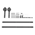 Garden Sanctuary 183Cm Sliding Barn Door Kit Carbon Steel Internal Door Track Hardware Kit Closet Rail Sliding Kit