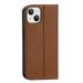 Leather Flip Case Compatible with iPhone 14 Pro Max with [Card Slots] [Horizontal Viewing Stand] Brown