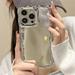 Luxury Plating Silver Wavy Phone Case For iPhone 14 13 12 11 Pro Max Mini X XS XR 7 8 Plus SE Soft Shockproof Bumper Cover