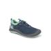 Wide Width Women's Sunbeam Water Ready Slip On Sneaker by Jambu in Dark Denim Teal (Size 7 1/2 W)