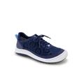 Wide Width Women's Sunny Plant Based Lace Up Sneaker by Jambu in Light Denim (Size 9 1/2 W)