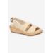 Women's Gannett Sandal by Franco Sarto in Beige (Size 9 1/2 M)