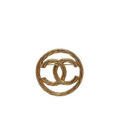 Chanel Brooch: Gold Jewelry