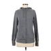 Tek Gear Zip Up Hoodie: Gray Tops - Women's Size Medium