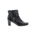 A2 by Aerosoles Ankle Boots: Black Solid Shoes - Women's Size 8 1/2 - Round Toe