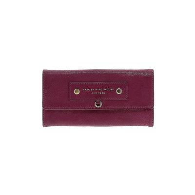 Marc by Marc Jacobs Leather Wallet: Burgundy Bags